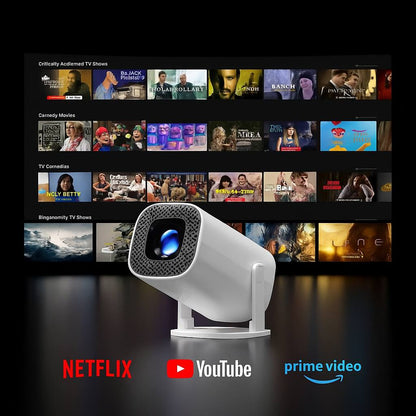 Projektor Cinemari™ – Kino Domowe Nowej Generacji z Netflix, YouTube i Prime Video